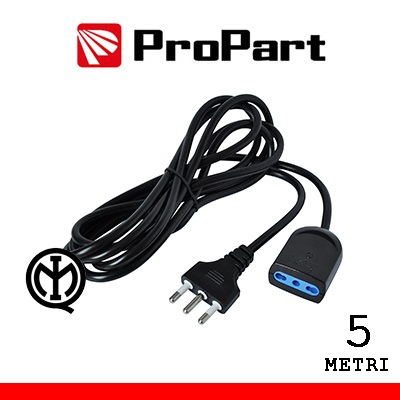 Prolunga Elettrica 16A 5mt Nera